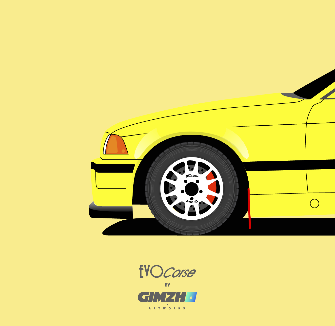 Subaru and Renault Evo Corse Sanremo Corse 8x18"