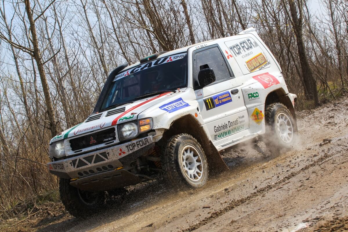 Evo Corse Australia Delica and Mitsubishi Pajero Daker Zero Rally wheel 16x8 16x7 zero offset or -10 or -20 offset. Strong alloy wheel for retro dakar winning pajero on rally car