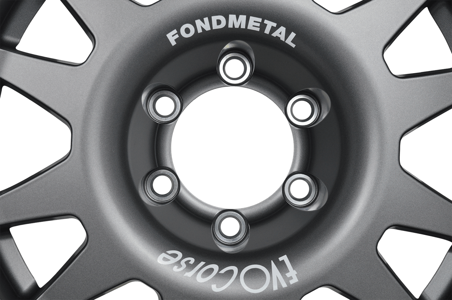 Ineos Grenadier alloy wheel for the grenadier, gloss anthracite close-up by Evo Corse, made in Italy, 17 x 8 inch 45 offset, an alloy race wheel off-road best offset and load rating for the grenadier by Ineos , suits BFG Toyo Falken Good Year etc
