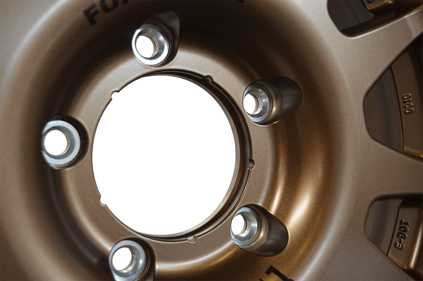 Ineos Grenadier alloy wheel for the grenadier, matt bronze close-up by Evo Corse, made in Italy, 17 x 8 inch 45 offset, an alloy race wheel off-road best offset and load rating for the grenadier by Ineos , suits BFG Toyo Falken Good Year etc