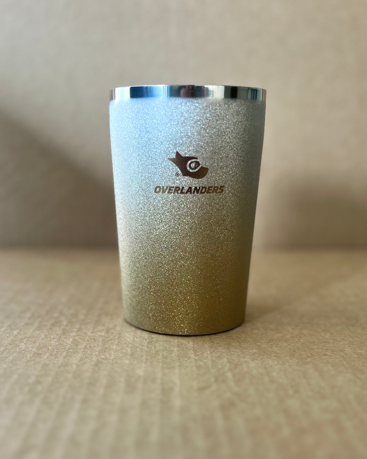 Overlanders Titanium Double-wall Cup, Gold fleck, made in Japan