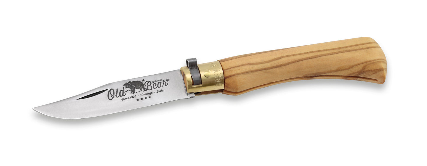 stainless vs carbon pocket knife australia, victoria, melbourne. Like Opinel, edc folding folder pocket knives with pouch and sharpener, better than a multi-tool ? Great camp knife design. Old Bear knives, antonini, italy