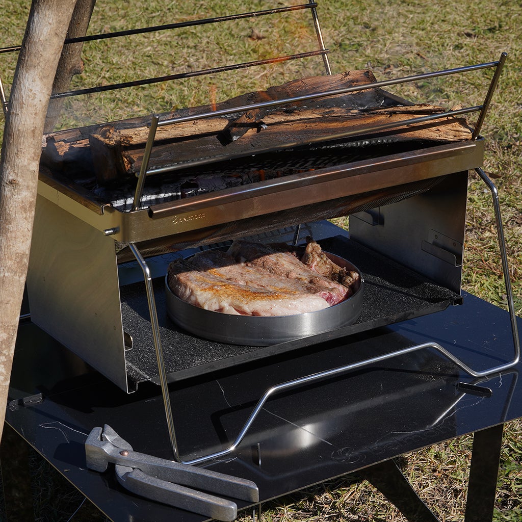 Belmont TOKOBI Bonfire Steel Plate (with sides)