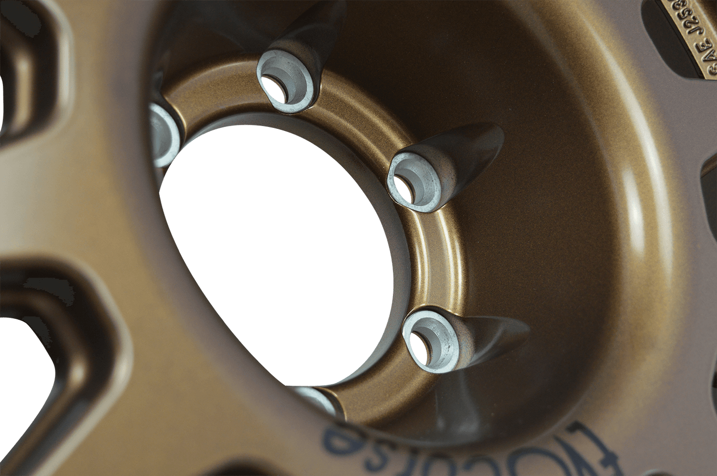 Evo Corse dakar wheel wheel nut view matt bronze, for toyota land cruiser 300 series. the 4x4 off road light alloy wheel with the highest high load rating for overlanding, rally, 4wd expedition and off road use in australia
