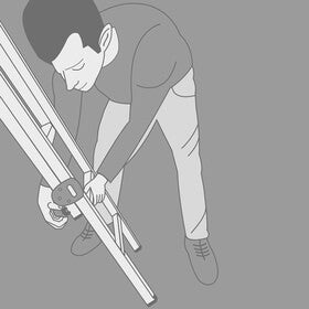 Autohome ladder; the best roof top tent ladder in the world, retractable sprung pin, spring pin, two-part ladder better than telescopic ladder, easiest to use ladder