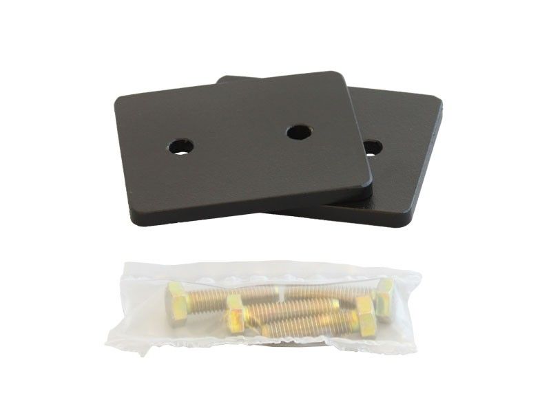 top view of front runner 6mm steel powder coated leg spacer for the slimline II roof rack and for fitting light weight autohome roof top tents
