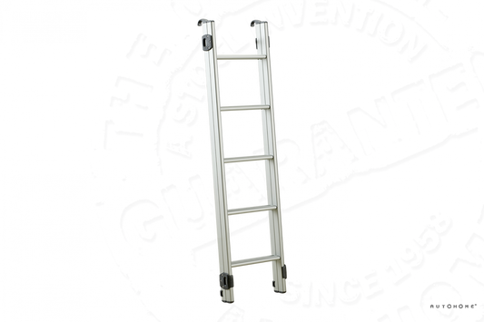 Autohome ladder; the best roof top tent ladder in the world, lightest rooftop tent ladder, light and strong, two-part ladder vs telescopic. Two-part ladder better than telescopic. Comfortable ladder rungs with rounded edges. Strong, lightweight ladder, easy to use. FWD roof rack ladder