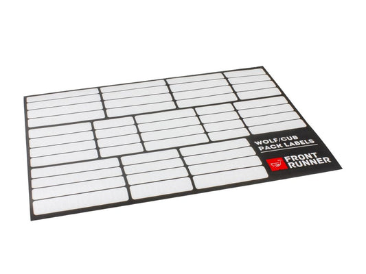 WOLF/CUB PACK CAMPSITE ORGANIZING LABELS - BY FRONT RUNNER