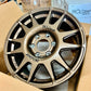 Ineos grenadier alloy wheel the offset that comes to the edge of the guard. Rally 18 x 8.5 with a positive 45 offset. Also, for land cruiser 300 series, with a 47 offset. Best wheel for all terrain tyres. Like BFGoodrich of Falken 275 65 r18. High strength for GVM upgrade. Evo Corse, made in Italy. Pictured here in box from Overlanders, Matt bronze colour.