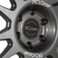 Evo Corse wheel for toyota land cruiser 300 series and Prado 250. the 4x4 off road alloy wheel with the highest high load rating for overlanding, rally, 4wd expedition and GVM upgrades in australia. LC250 lc300 wheels, 300 series wheels, 300 series landcruiser wheels, what is the best offset for prado 250 or land cruiser 300 wheels? This 18x8.5 ET47 ET40 ET38 ET25 ET20. close view matt anthracite of centre cap