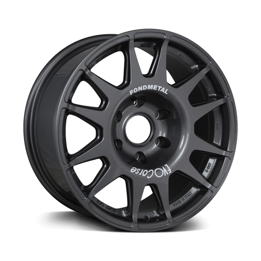 Evo Corse wheel axo view anthracite, for toyota land cruiser 300 series, anthracite. the 4x4 off road allow wheel with the highest high load rating for overlanding, rally, 4wd expedition use in australia