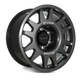 Evo Corse Dakar Zero 18 x 7 ET40 Toyota Land Cruiser 300 LC300 and LC250 250 Prado rally-raid alloy wheel, evo corse australia made in italy, better than method race wheels, for sand touring towing gvm upgrades . the strong light rally raid wheel with 40 perfect offset for clearing control arms and bigger tyres, anthracite metallic glossy gray axo view  