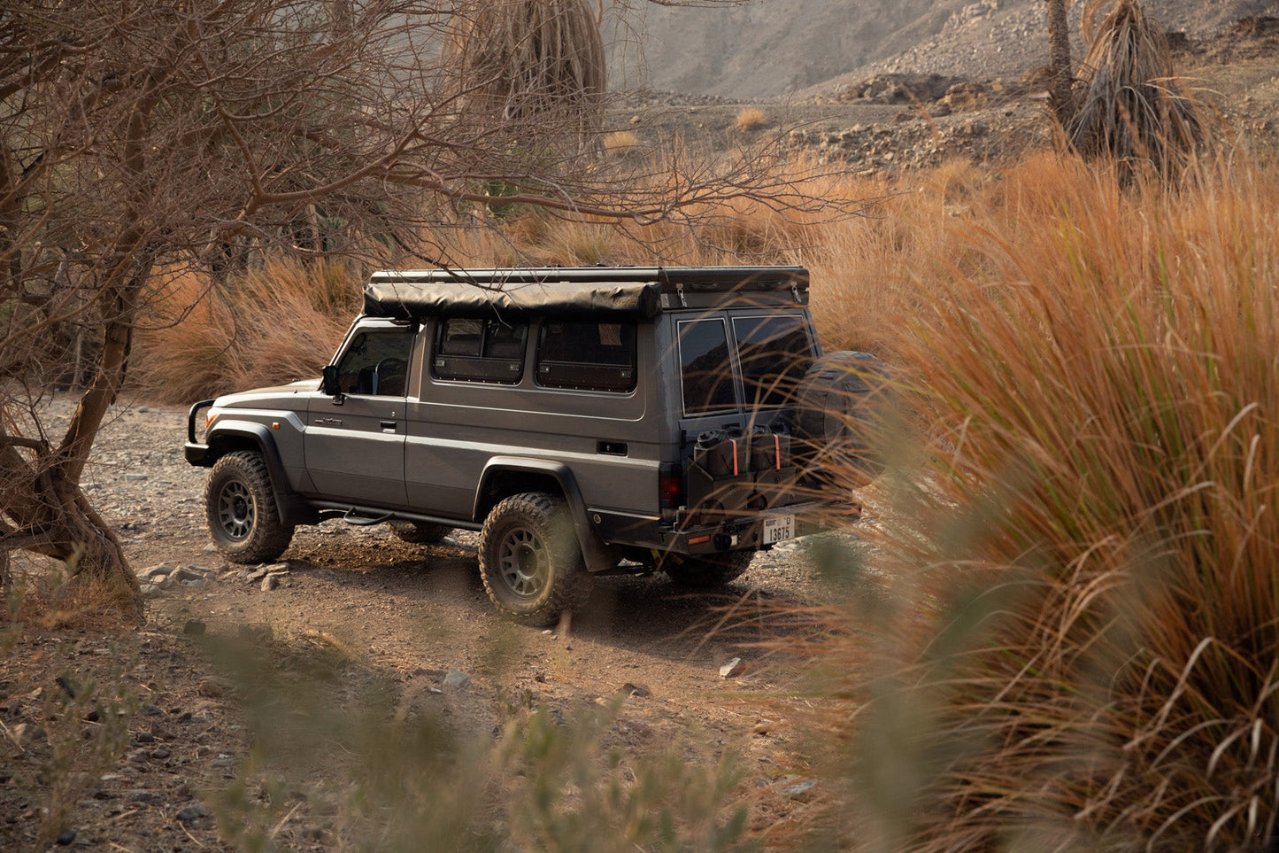 touring view of troopy in dubai uae australia evo corse dakar zero and super zero on toyota 70 series, 76 Wagon, 78 Troopy and 79 Dual Cab, strongest 4wd and 4x4 touring and overlanding off-road alloy wheel rims