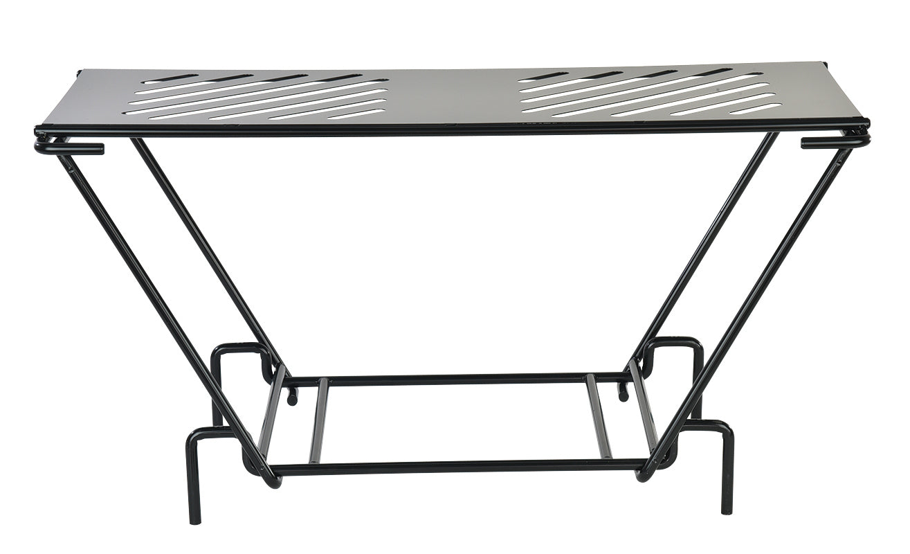 best camp table in Australia, metal camp table, stainless camp table, low metal table for camping, table for hot pots, steel table for camping, fire pit table, best table to go with a fire pit, snow peak, belmont