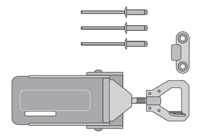 Hard Shell Roof Top Tent Closures by Autohome, for Maggiolina or Columbus with ring lock. Robust and lasting closure