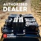 front runner platform roof rack with wolf packs, overlanders expedition roof rack, off-road rated 