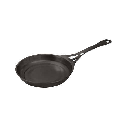 26cm Wrought Iron 'Quenched' Pan/ Skillet