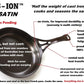 22cm Wrought-iron Sautuese Pan/ Skillet