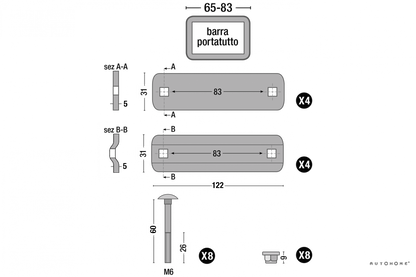Autohome Fixing Clamps
