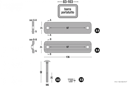 Autohome Fixing Clamps