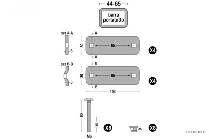 Autohome Fixing Clamps