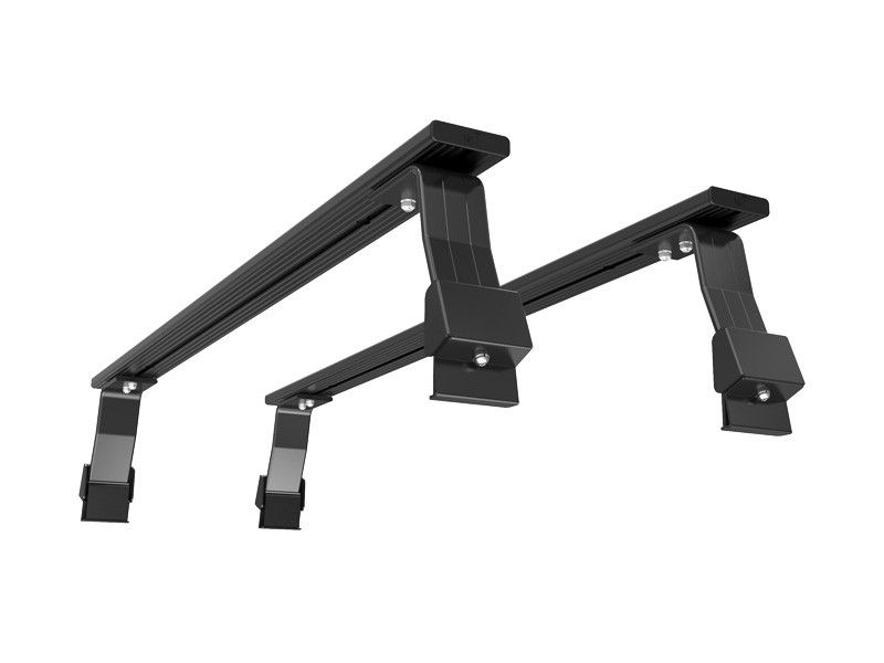 front runner load bars to fit a car with gutter mount, bottom view, high quality load bar roof rack with offroad rating